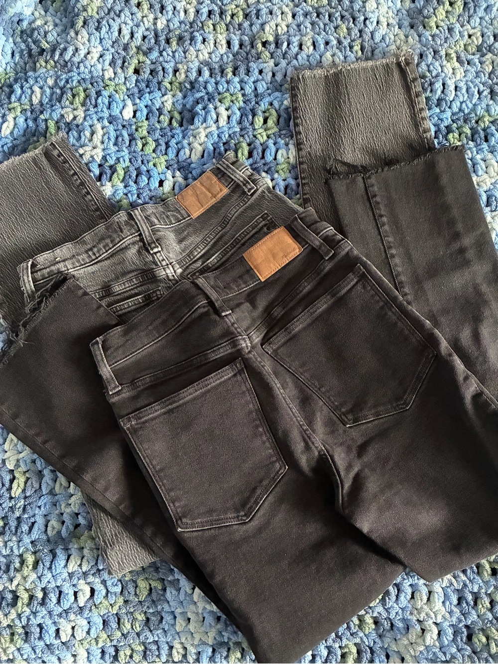 Madewell Dark Jeans Bundle of Two, great condition, size 27 jeans, vintage boot